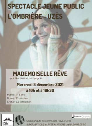 Spectacle Jeune Public "Mademoiselle Rêve"