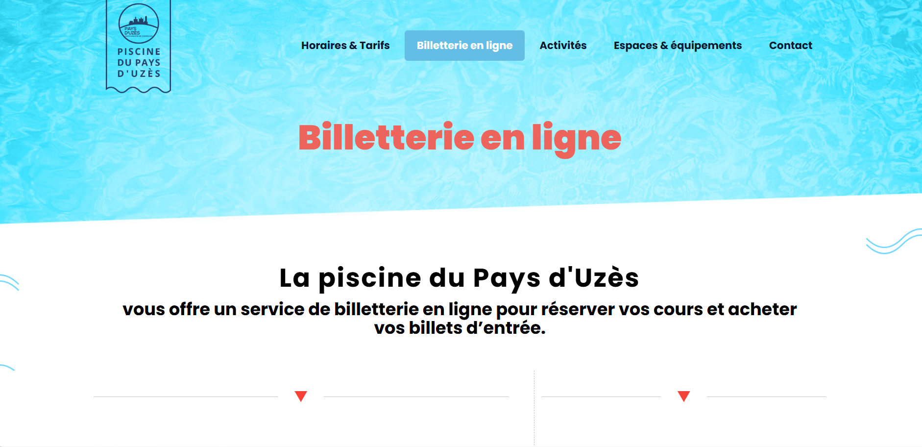 Ouverture de la billetterie en ligne de la Piscine Pays d’Uzès