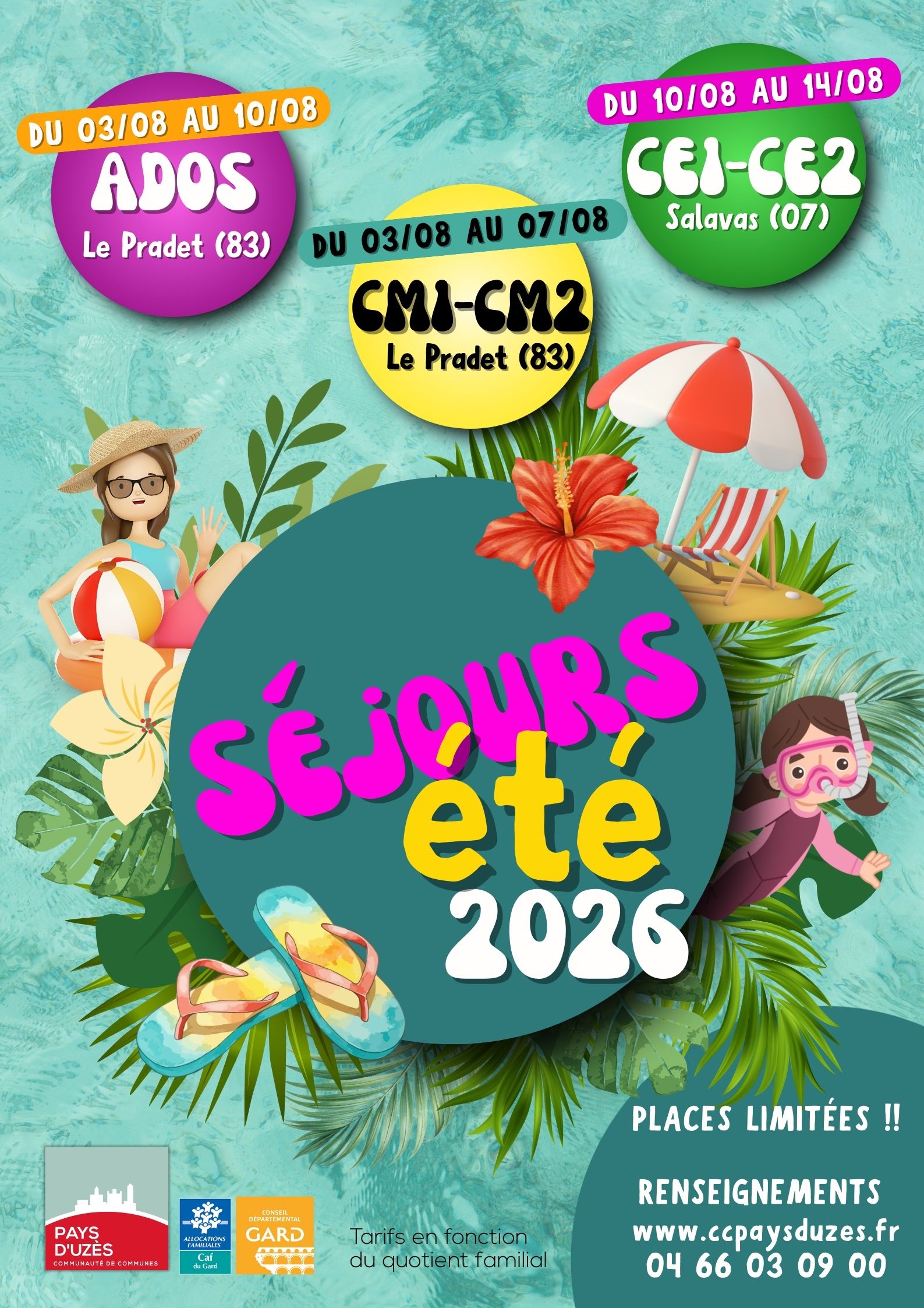 Séjours été 2026